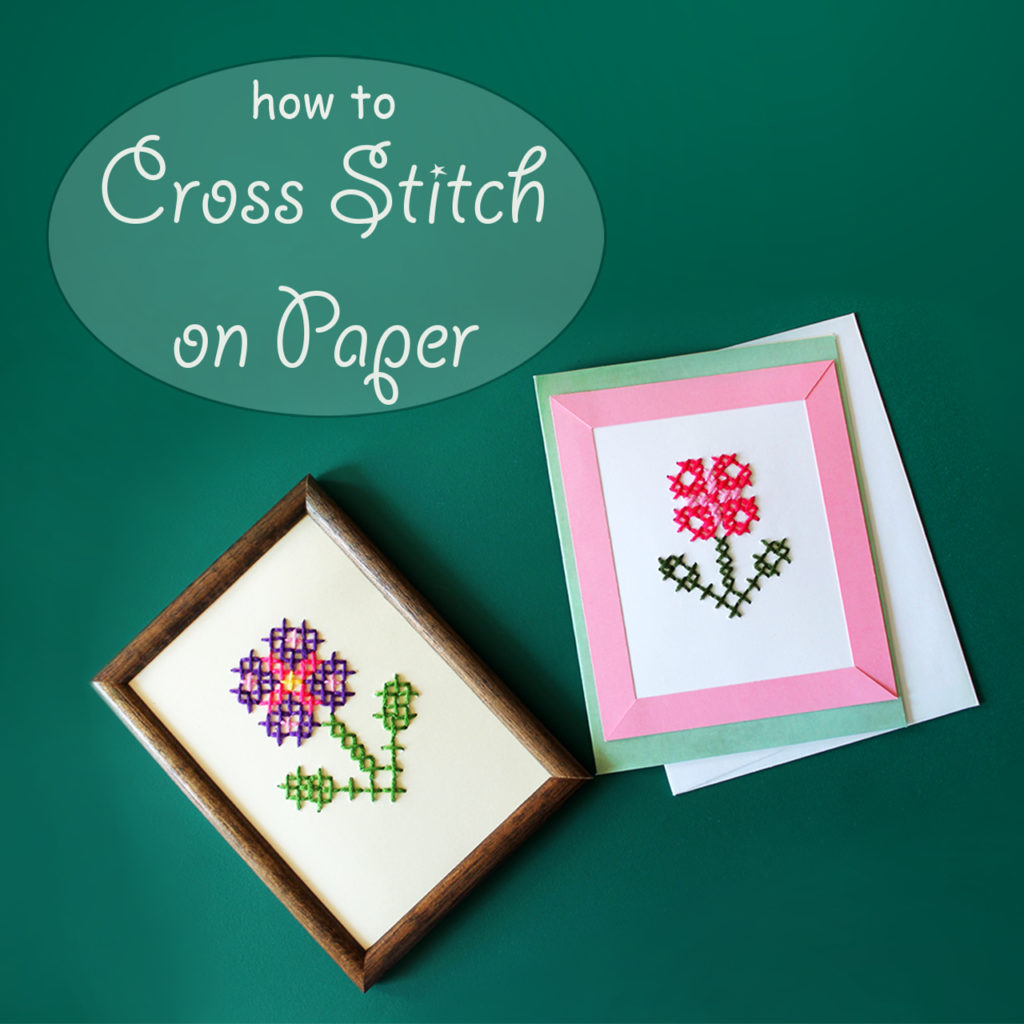 How to Cross-Stitch on Paper : A Video Tutorial and Autumn & Halloween ...